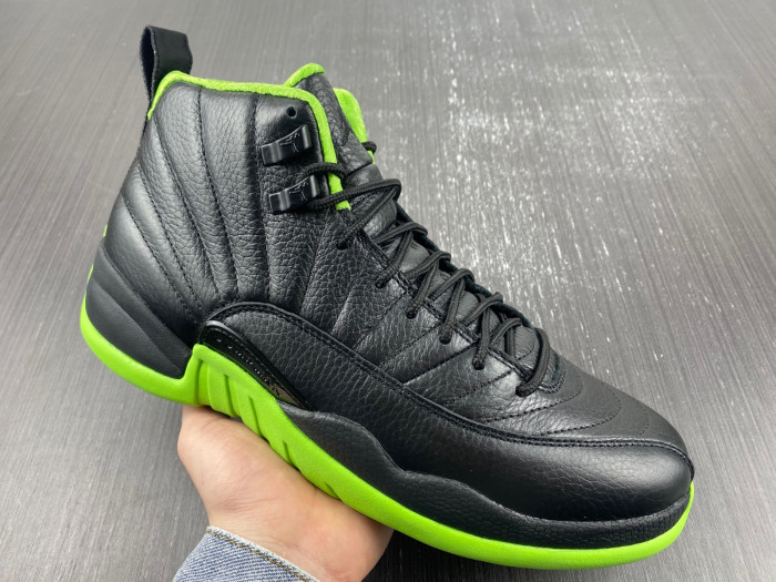 Air Jordan 12 Black Neon Green AJ12-052