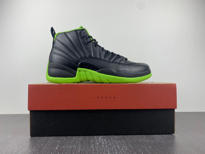 Air Jordan 12 Black Neon Green AJ12-052