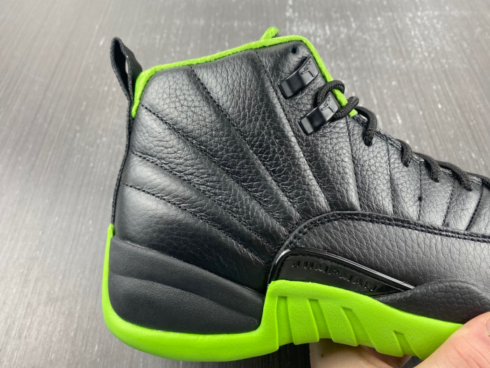Air Jordan 12 Black Neon Green AJ12-052