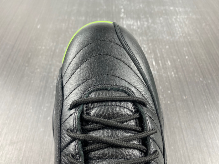 Air Jordan 12 Black Neon Green AJ12-052