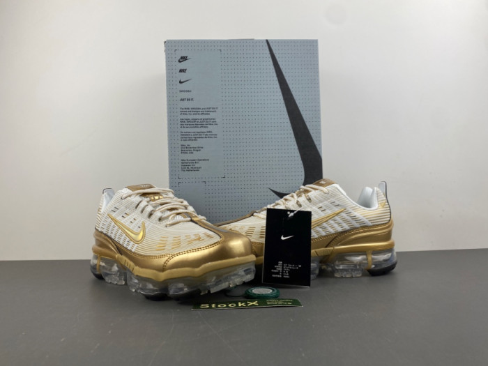 Nike Air VaporMax 360 White Metallic Gold CK9670-101