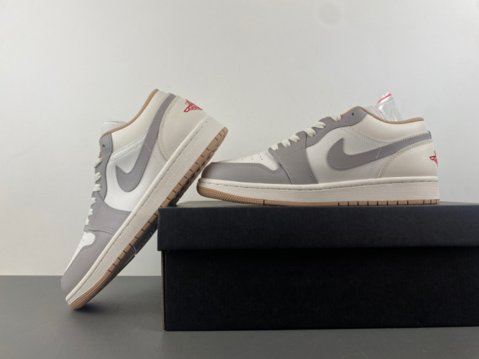 Jordan 1 Low Sail College Grey Rattan 553558-169
