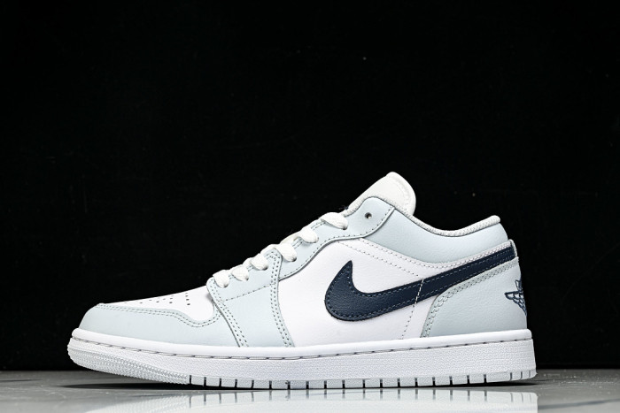 Air Jordan 1 Low 'Aura White' Light Blue White 553558-400