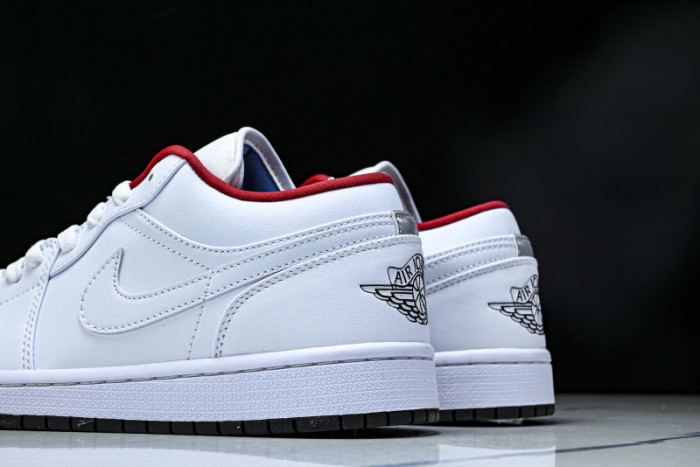 AIR Jordan 1 Low White Gym Red Black (GS) 553560-164