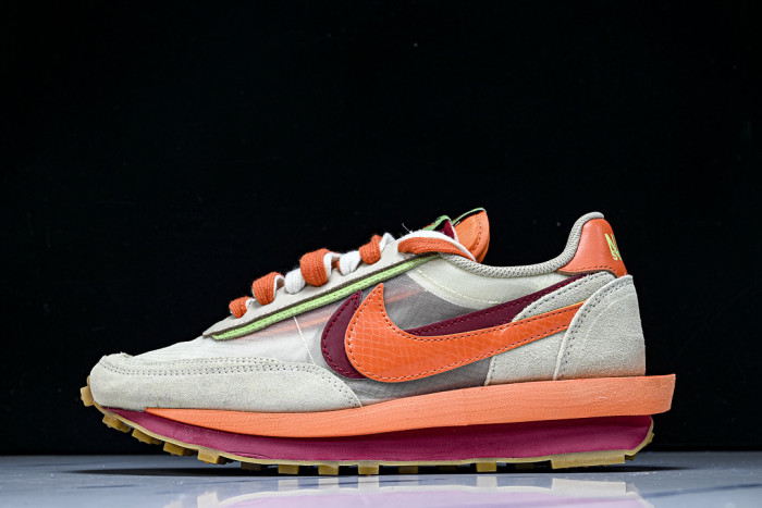Fragment Design x sacai x Nike LDV Waffle 'Net Orange Blaze' DH1347-100