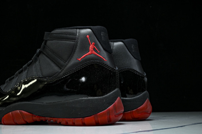 Nike Air Jordan 11 Retro New Black Red 378037-326