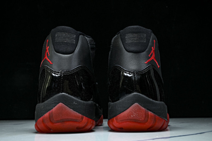 Nike Air Jordan 11 Retro New Black Red 378037-326