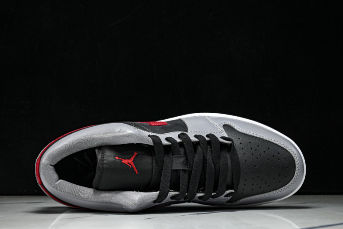 AIR Jordan 1 Low Cement Grey Fire Red (Women