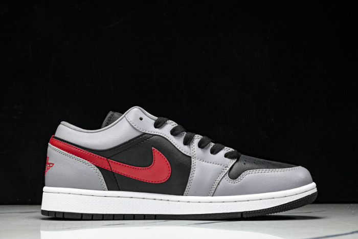 AIR Jordan 1 Low Cement Grey Fire Red (Women