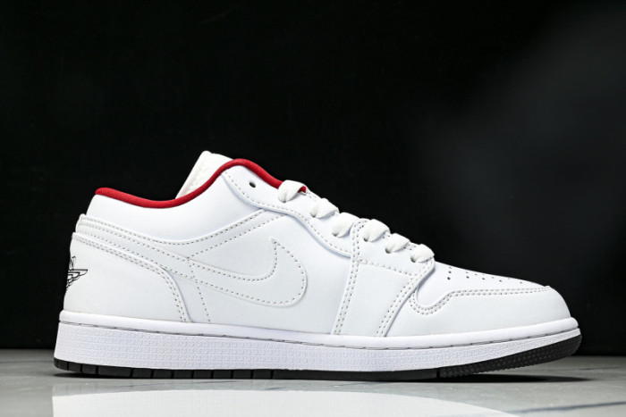 AIR Jordan 1 Low White Gym Red Black (GS) 553560-164