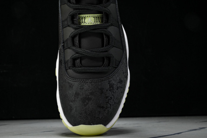 Nike Air Jordan 11 Retro Black Barely Volt IB1378-001