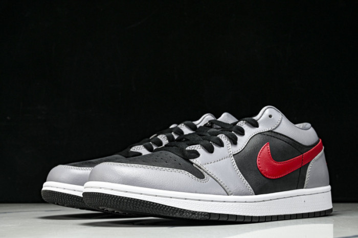 AIR Jordan 1 Low Cement Grey Fire Red (Women