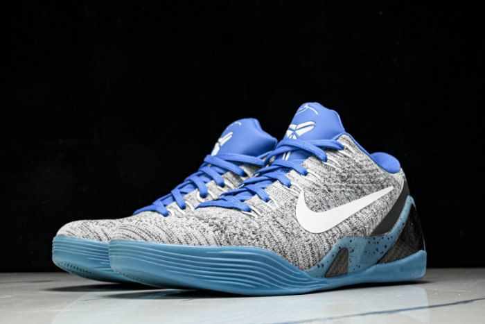 Nike Kobe 9 IX Elite Low Gray/Blue Kobe Bryant Sz 11 Brand New DS 677992-041