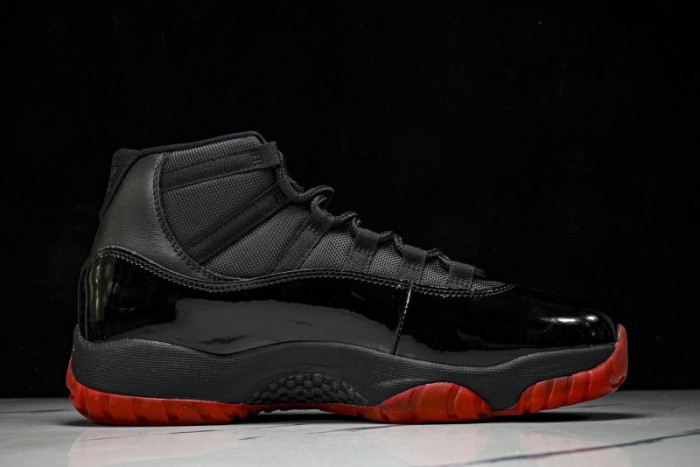 Nike Air Jordan 11 Retro New Black Red 378037-326