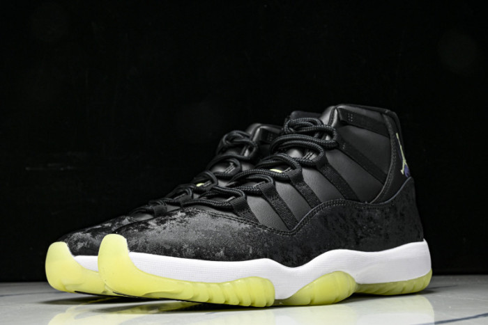 Nike Air Jordan 11 Retro Black Barely Volt IB1378-001