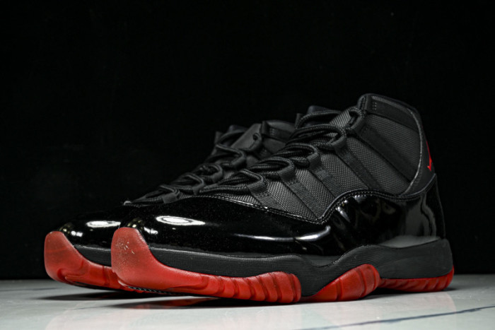 Nike Air Jordan 11 Retro New Black Red 378037-326