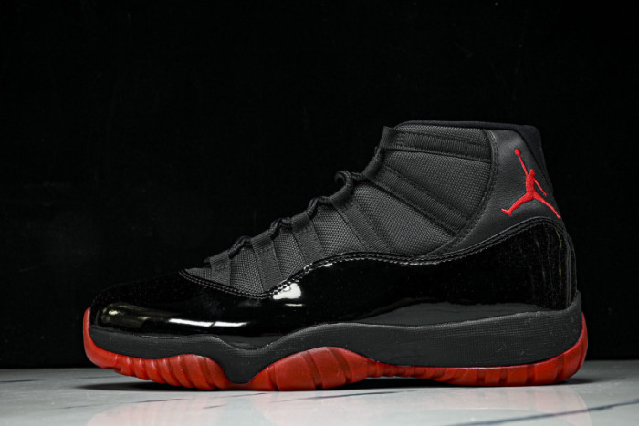 Nike Air Jordan 11 Retro New Black Red 378037-326