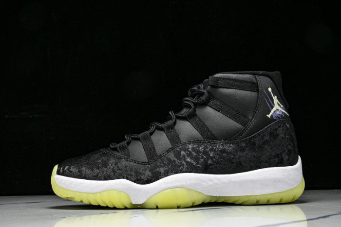 Nike Air Jordan 11 Retro Black Barely Volt IB1378-001