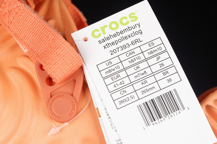 Salehe Bembury x Cr0c5 Polle x Clog "Orange" AE859-256