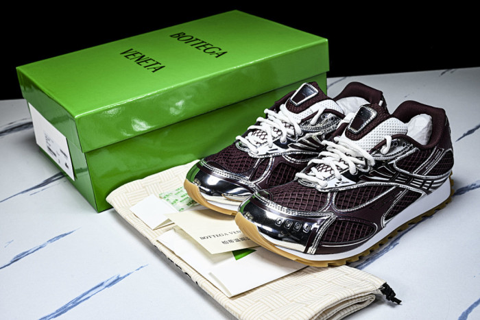 B0TTEGA Ven*ta SNEAKER Barolo/silver BV582-151
