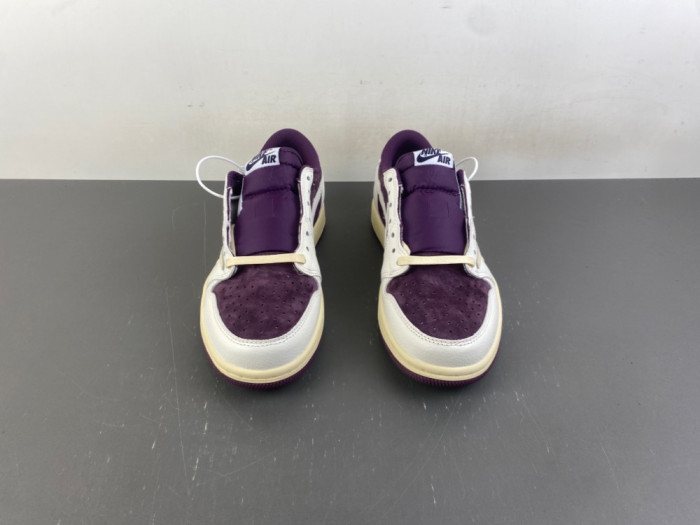 Travis Scott x Air Jordan 1 Low OG DZ4137-purple